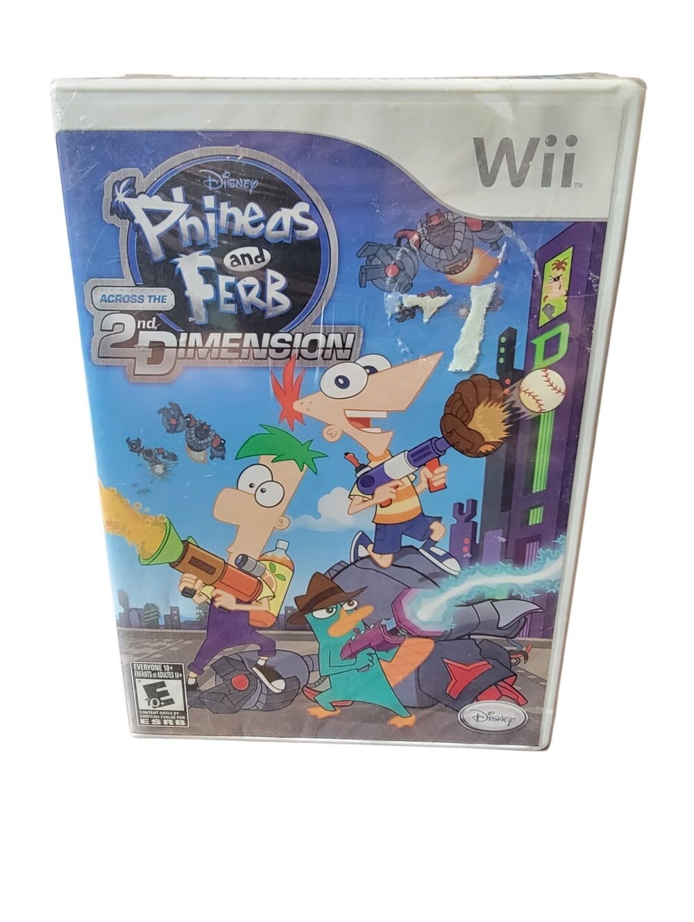 Sealed Wii Disney Phineas and Ferb across the 2nd Dimension Video Game